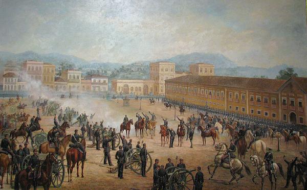 Benedito Calixto Proclamation of the Brazilian Republic oil painting picture